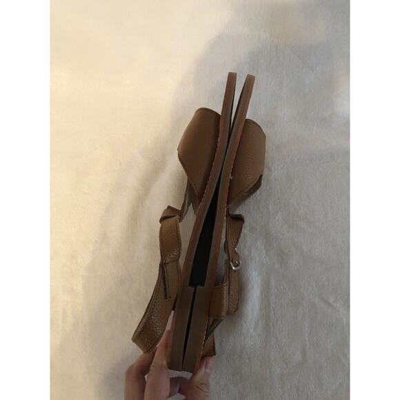 The Spotted Phoenix Womens Sandals 8/8.5 Strap Adjustable Brown Cottagecore - Picture 9 of 12